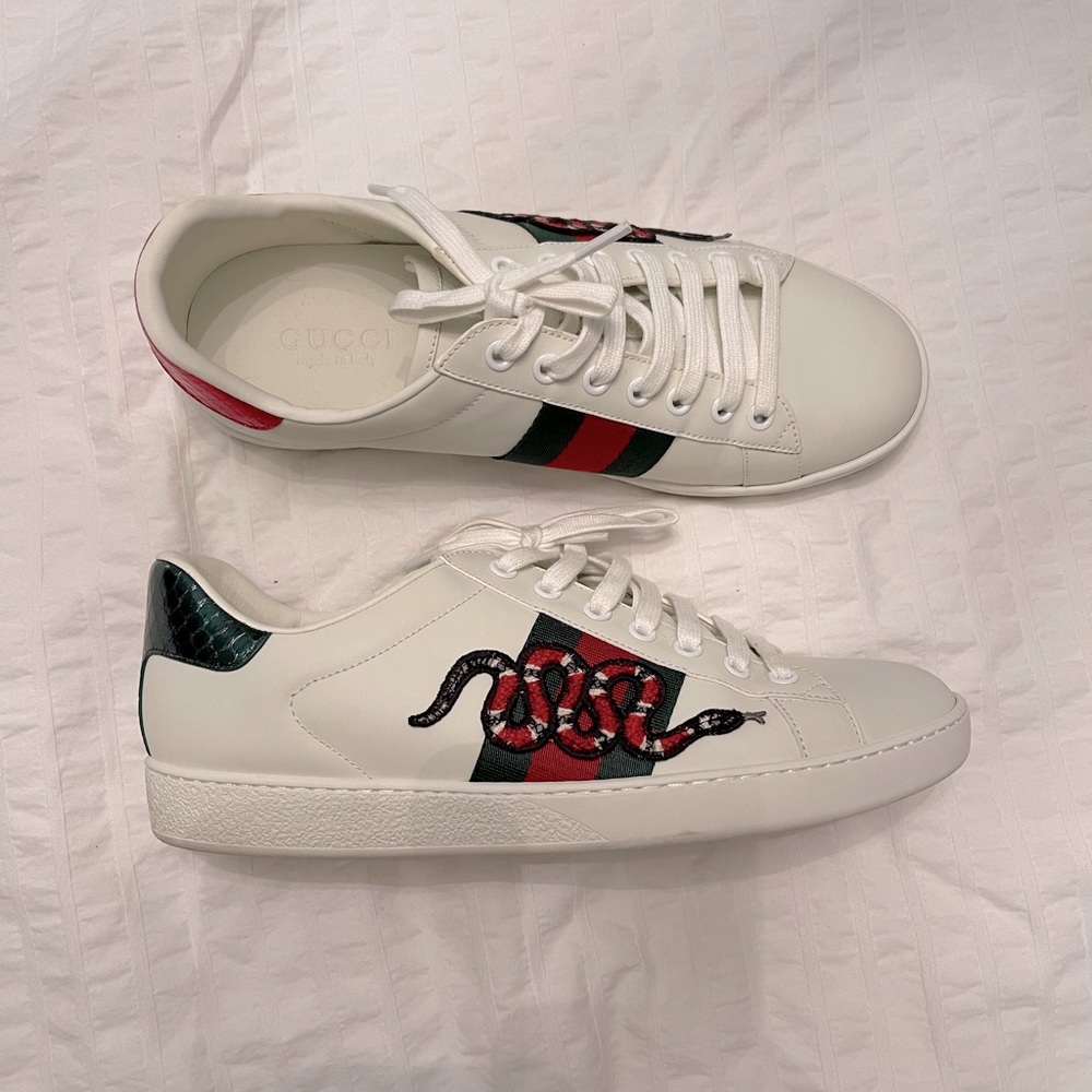 Gucci Ace Snake Sneakers